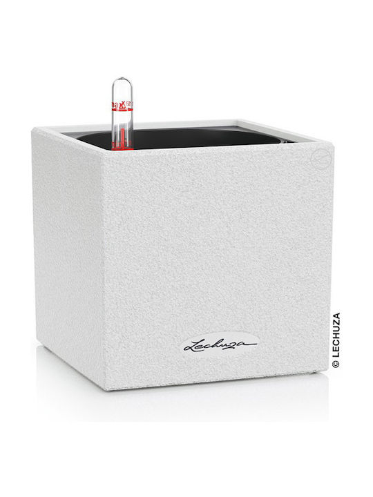 Lechuza Canto Stone Auto-udare Ghiveci Plastic 14x14x13.5cm.