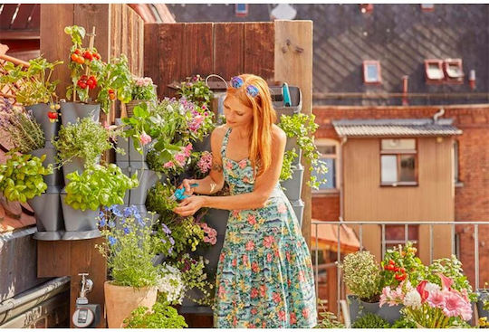 Gardena Основен комплект за вертикално засаждане Nature Up Комплект 9 Саксии Пластмасови