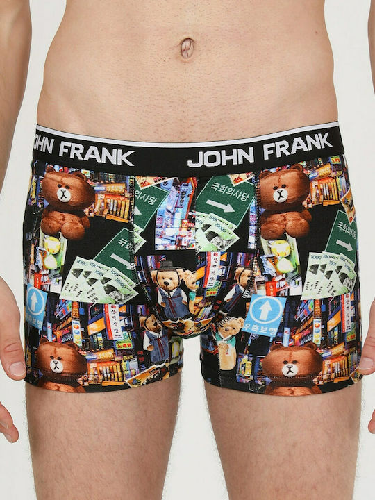 John Frank Korea Men's Boxer Multicolour with Patterns