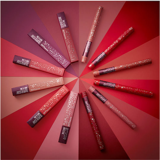 Maybelline Superstay Ink Crayon Zodiac Дълготраен Молив Червило Мат 55 Направете така, че да се случи 1.5gr