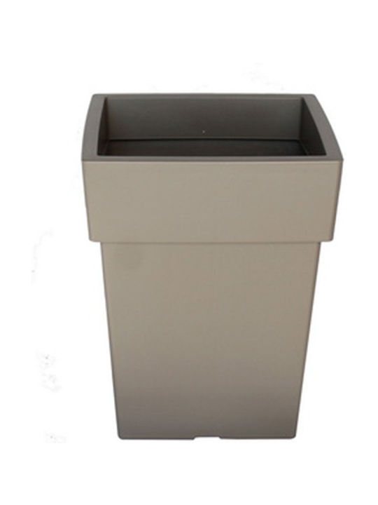 Viomes Linea 571 Flower Pot 7.5lt 21x26cm Taupe