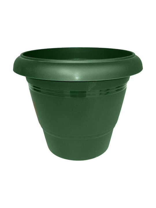 Plastona Festone Campana Flower Pot 45x37cm in Green Color 10.04.0205Β