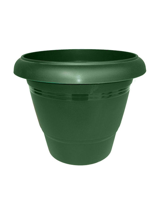 Plastona Festone Campana Ghiveci de flori 49x40cm în Culoare Verde 10.04.0206Β