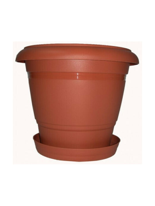 Plastona Γλάστρα Festone Campana 202 Τερακότα 32x26cm