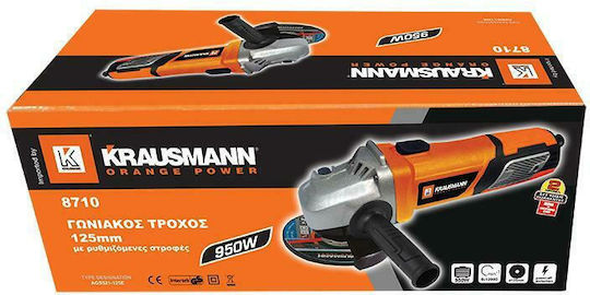 Krausmann Polizor unghiular 125mm Electrică 950W