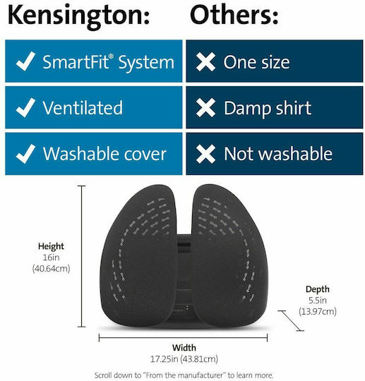 Kensington SmartFit Conform Rückenlehne K60412WW