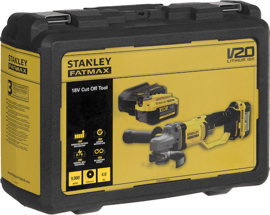 Stanley Fatmax Grinder 125mm Battery 18V Solo