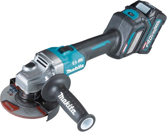 Makita XGT Τροχός 125mm Μπαταρίας Brushless με Ρύθμιση Στροφών 2x4Ah