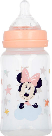 Stor Пластмасова Бебешка Бутилка Indigo Dreams с Силиконов Биберон за 0+ Месеца Синя Minnie 240 мл