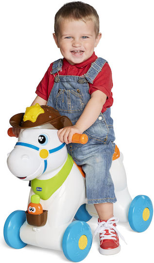 Chicco Baby Rodeo Schaukelspielzeug Pferd für 12++ Monate mit Geräuschen & Musik für ein Gewicht bis zu 25kg Mehrfarbig