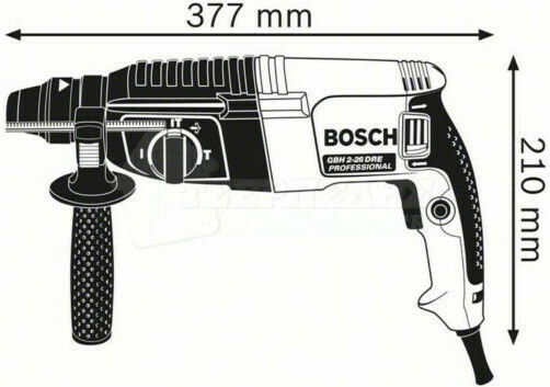Bosch GBH 2-26 Professional Impact Demolition Hammer Electric 830W with Chuck SDS Plus