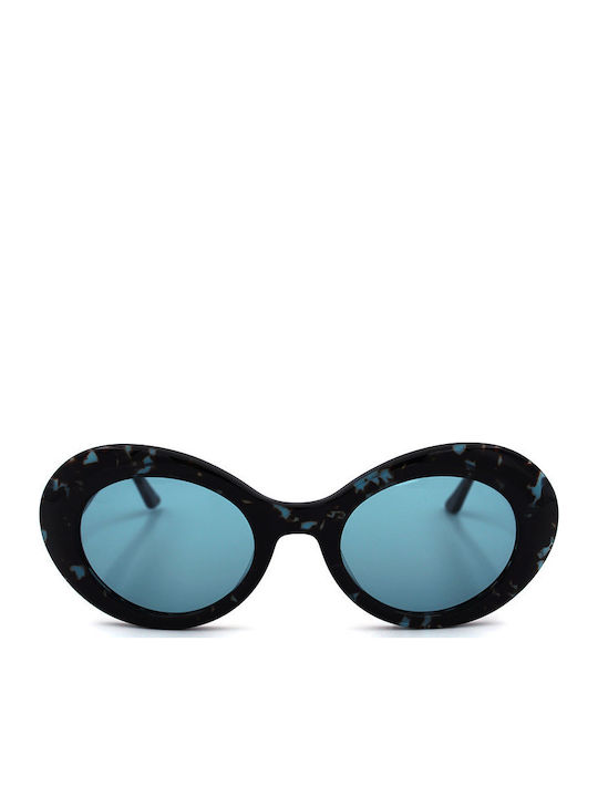 Opposit Women's Sunglasses with Brown Tartaruga Plastic Frame TM590 S02