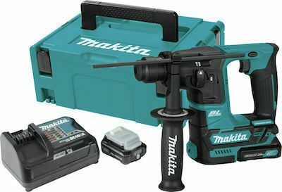 Makita HR166DSMJ Κρουστικό Σκαπτικό Πιστολέτο Μπαταρίας Brushless 12V 2x4Ah με Υποδοχή SDS Plus HR166DSMJ