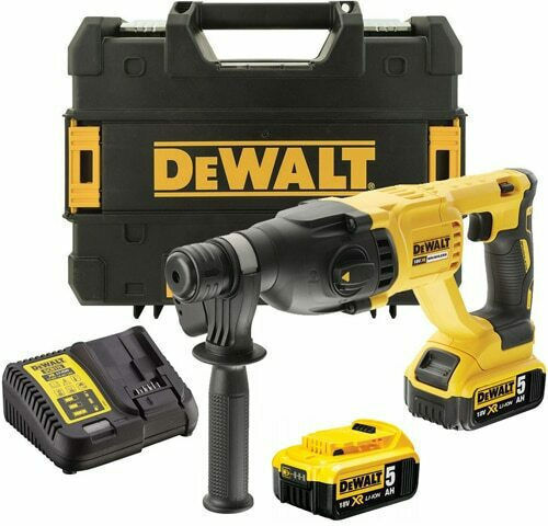 Dewalt Impact Demolition Hammer Battery Brushless 18V 2x5Ah with Chuck SDS Plus