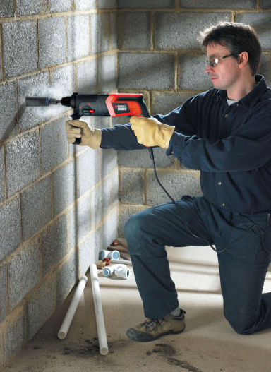 Black & Decker KD855KA Κρουστικό Σκαπτικό Πιστολέτο Ρεύματος 550W με Υποδοχή SDS Plus KD855KA