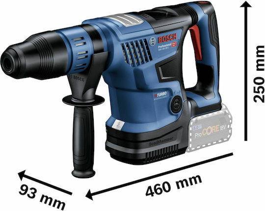 Bosch GBH 18V-36 C Impact Demolition Hammer Battery 18V 2x8Ah with Chuck SDS Max 0611915002