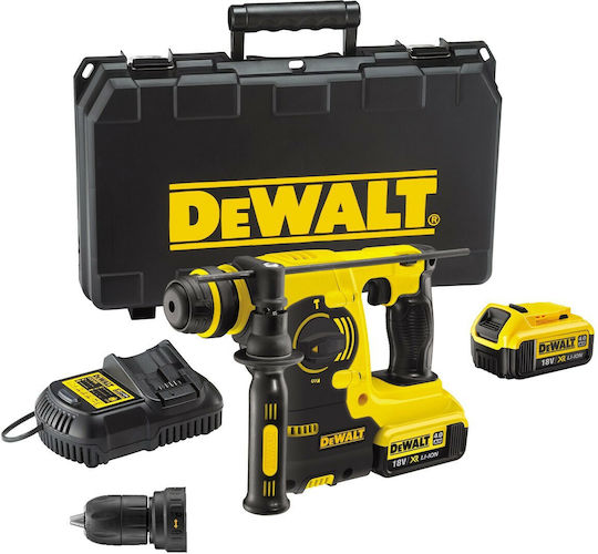 DEWALT DCH254M2 Percuție Ciocan rotopercutor Baterie 18V 2x4Ah cu Suport SDS Plus DCH254M2