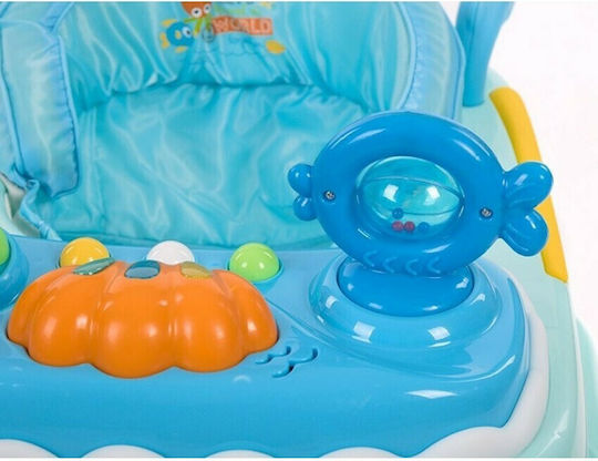 Kikka Boo Ocean Party Baby Walker with Music Turquoise