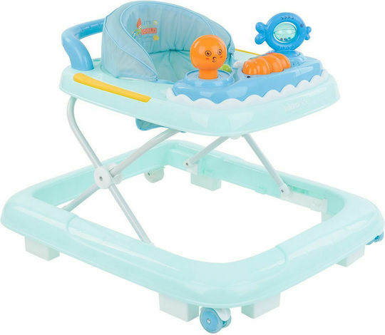 Kikka Boo Ocean Party Baby Walker with Music Turquoise