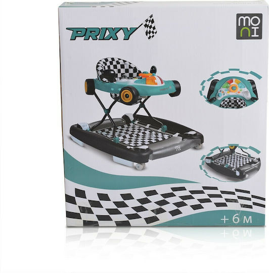 Moni Prixy Baby Walker with Music Gray