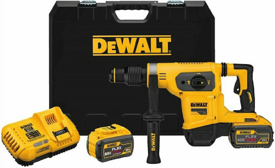 DEWALT DCH481X2 Κρουστικό Σκαπτικό Πιστολέτο Μπαταρίας Brushless 54V 2x9Ah με Υποδοχή SDS Max DCH481X2