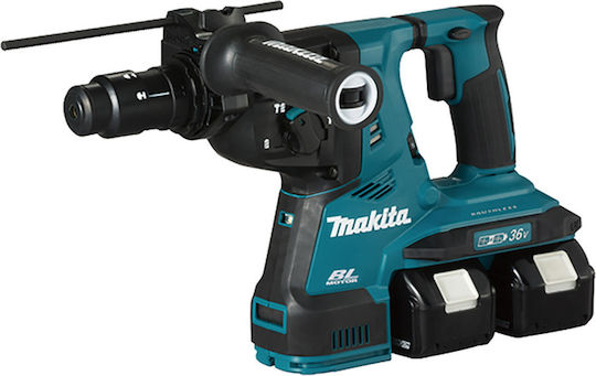 Makita DHR283T2JU Κρουστικό Σκαπτικό Πιστολέτο Μπαταρίας Brushless 18V 2x5Ah με Υποδοχή SDS Plus / Ταχείας DHR283T2JU