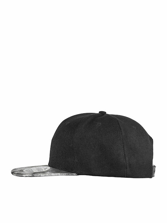 RC087X Snapback Cap Black/Silver