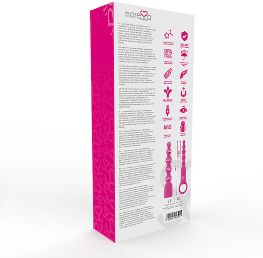 Amoressa Ronie Anal Beads with Wireless Functionality and Vibration Fuchsia
