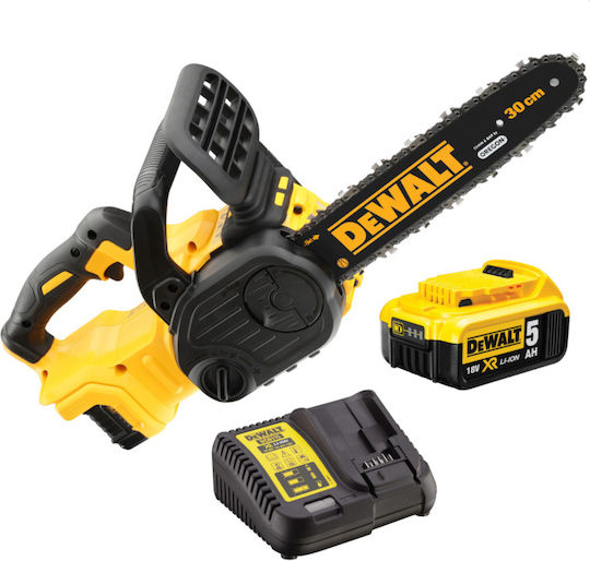 Dewalt Battery Chainsaw 1x5Ah Brushless 18V 3.6kg with Blade 30cm