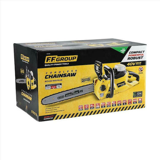 FFG BCS 40/40V Plus Αλυσοπρίονο Μπαταρίας Solo Brushless 40V 4.5kg με Λάμα 40.5cm