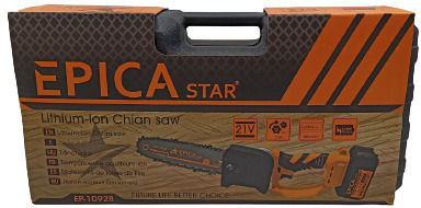 Epica Star Κλαδευτικό Αλυσοπρίονο Μπαταρίας 21V 1.8kg με Λάμα 16.5cm