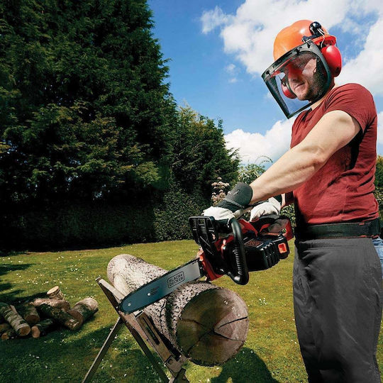 Black & Decker Battery Chainsaw Solo 18V 3.1kg with Blade 25cm