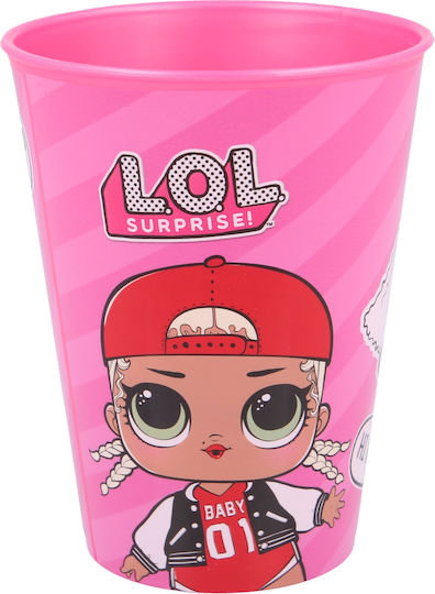 Stor Παιδικό Ποτηράκι "Lol Surprise Rock On" από Πλαστικό Ροζ 260ml