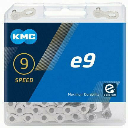 KMC Chain E9 Bicycle Chain 9 Speed 114L Silver