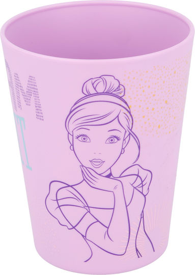 Stor Παιδικό Ποτηράκι "Princess" από Πλαστικό Ροζ 390ml