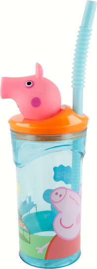 Stor Kleinkinderbecher Peppa Pig Core aus Plastik Blau 360ml 48666