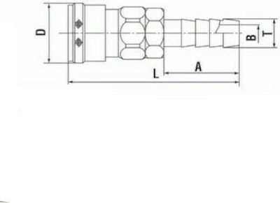 Kawasaki 48511 Connector 3/8"