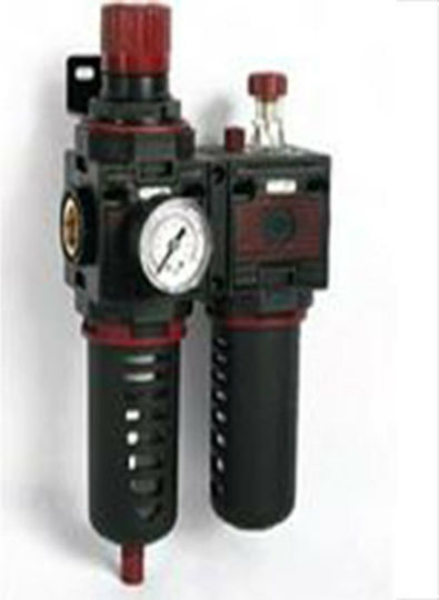 Stampotecnica 41955 Water Filter Regulator and Oiler FR + L1"