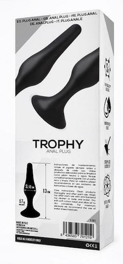 Tardenoche Trophy Πρωκτική Σφήνα Μαύρη 13cm