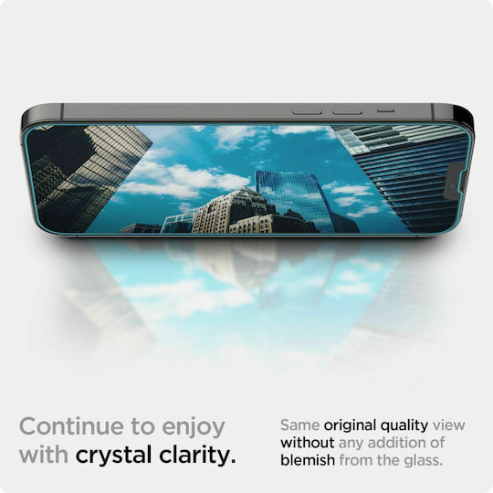 Spigen Tr Ez Fit 2 Bucăți Transparent iPhone 14 iPhone 13 Pro iPhone 13 Agl03385