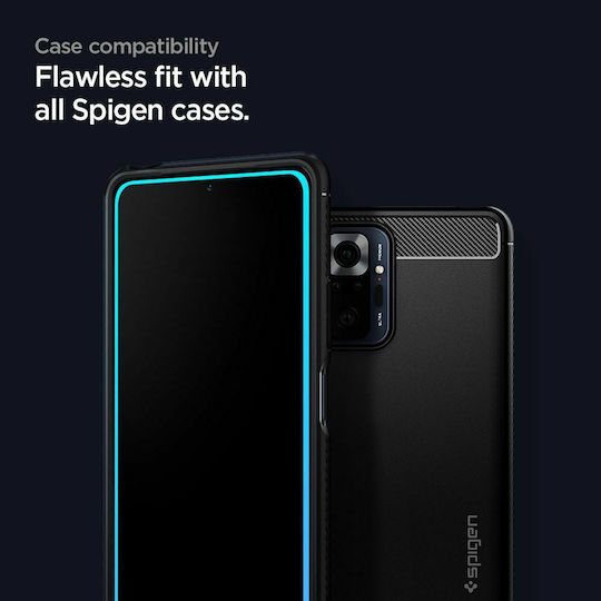 Spigen Full Face Tempered Glass (Redmi Note 10 Pro)