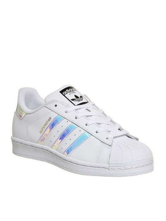 Kids Sneakers Superstar J Metallic Silver / Cloud White