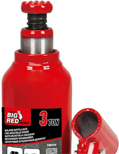 Torin Hydraulic Bottle Jack with Lifting Capacity up to 37.2cm and Weight Capacity up to 3 Tons