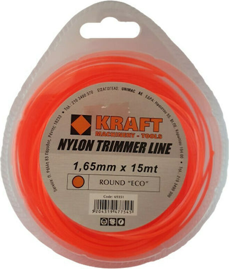 Kraft Eco Round Brush Cutter Trimmer Line 1.65mm 15m 69351