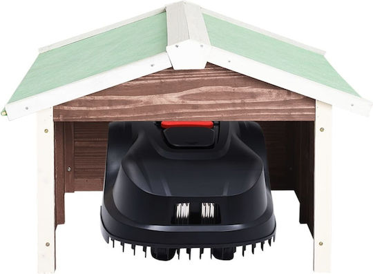 vidaXL Mähwerkschuppen für Roboter-Rasenmäher aus Fichtenholz 72x87x50cm 170880