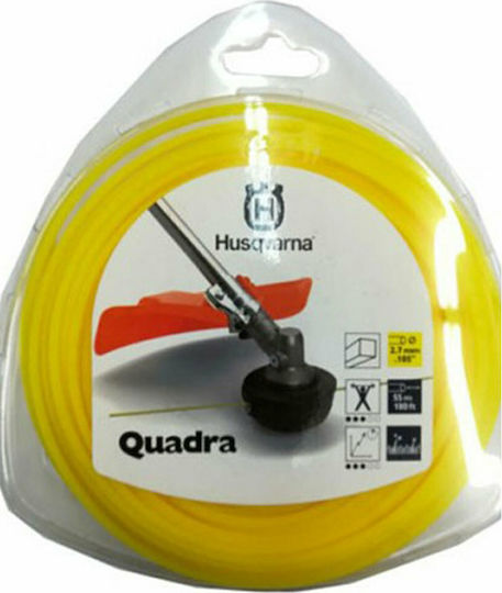 Husqvarna Opti Penta Square Brush Cutter Trimmer Line 2.7mm 70m 597 66 90-10