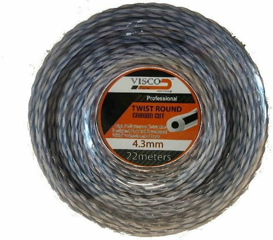 Visco Parts 4322 Bürstenschneider Rund Drehung Länge 22m und Dicke 4,3mm