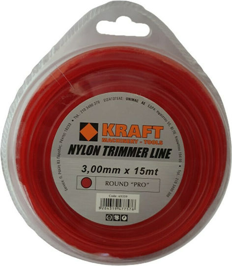 Kraft Round Pro Round Brush Cutter Trimmer Line 3mm 15m 69359