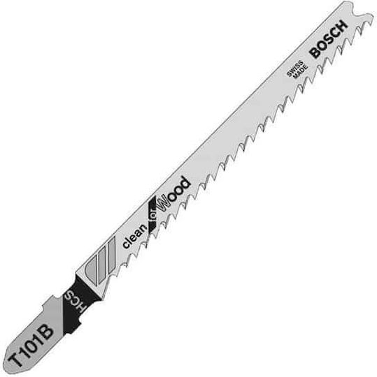 Bosch T101B Λάμες Clean for Wood για Ξύλο 5τμχ