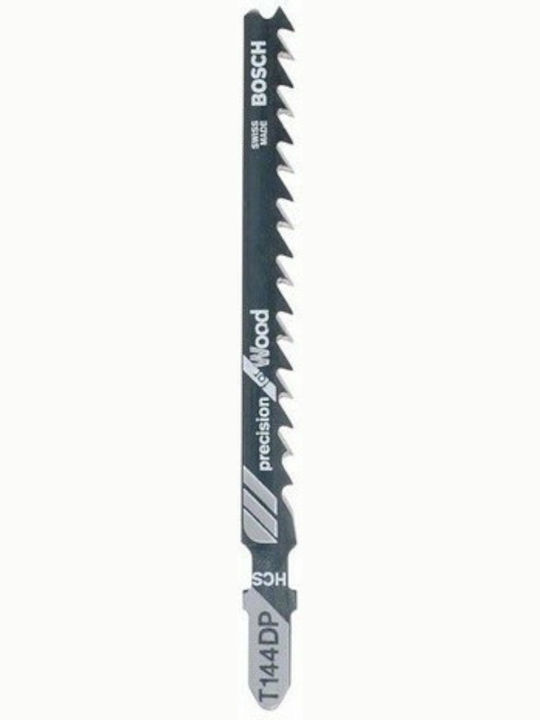 Bosch T144DP Jig Saw Blade for Wood 100mm Precision for Wood 5pcs 2608633A35